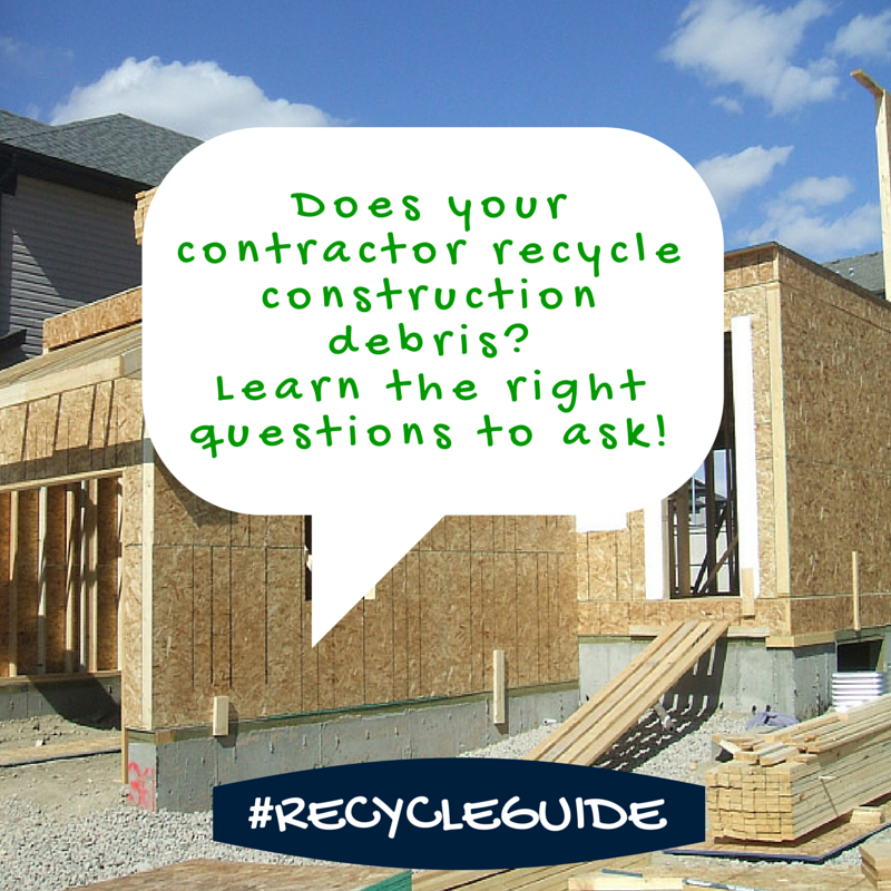 Recycle Construction Debris - The Recycle Guide