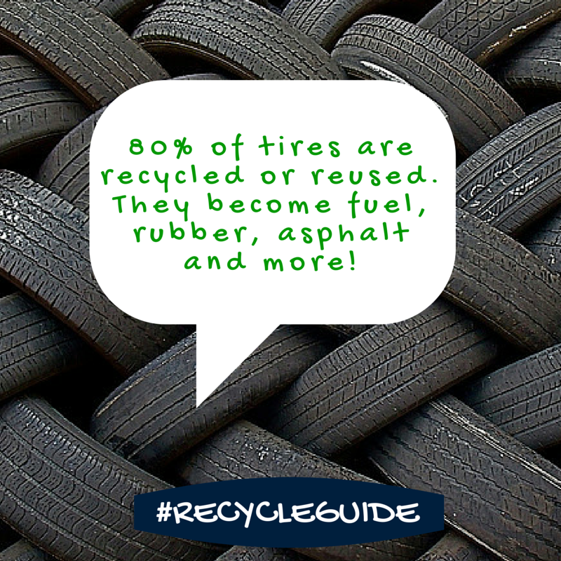 Recycle Tires - The Recycle Guide - Recycling Tires